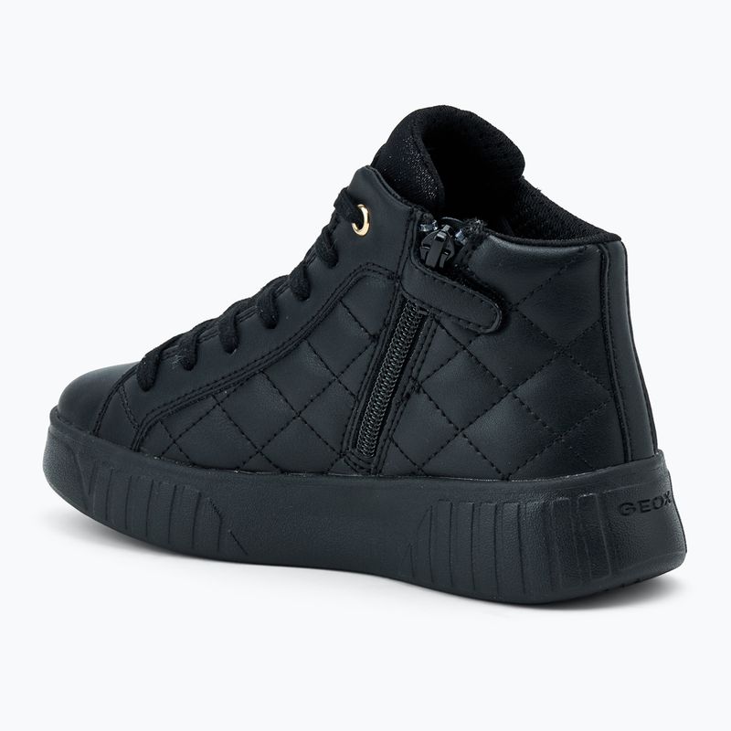 Juniorské topánky Geox Mikiroshi black/platinum 3