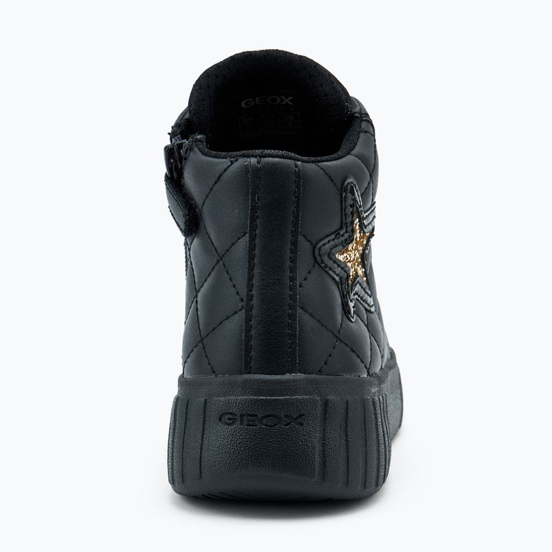 Juniorské topánky Geox Mikiroshi black/platinum 6