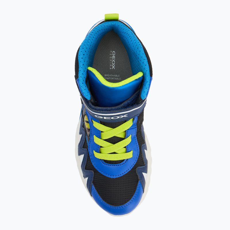Detská obuv Geox Ciberdron navy/lime green 5