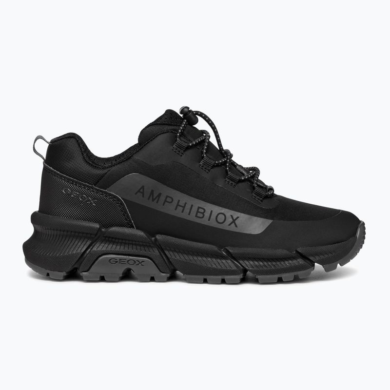 Juniorské topánky Geox Flexyper Plus ABX black/dark grey 9