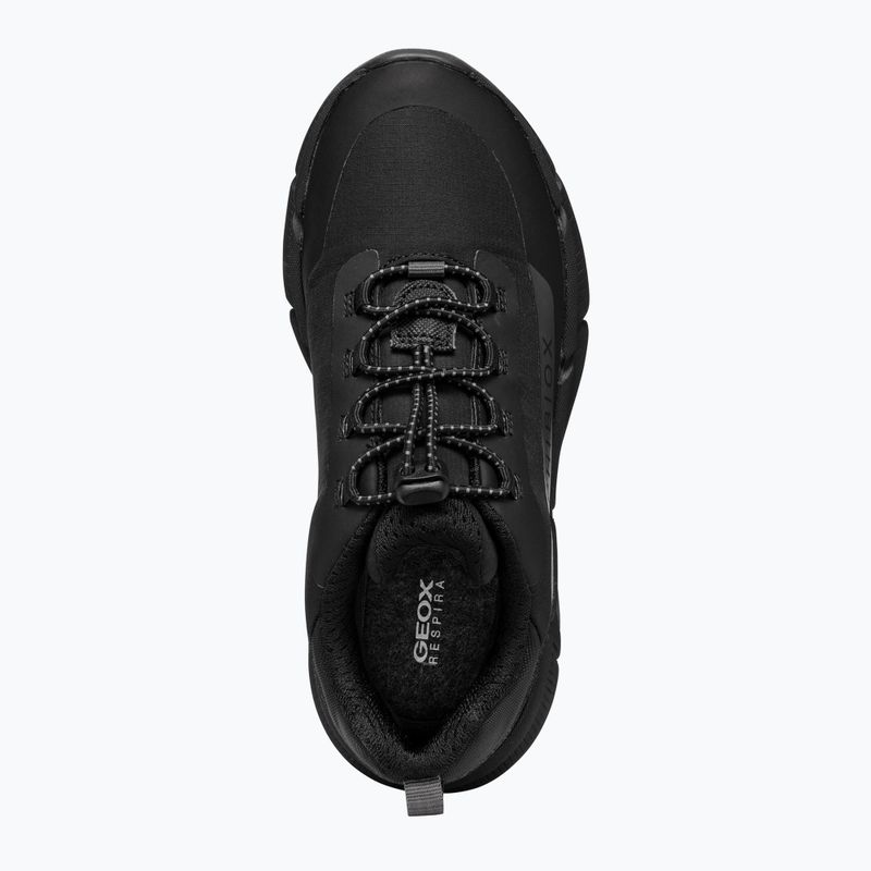 Juniorské topánky Geox Flexyper Plus ABX black/dark grey 12