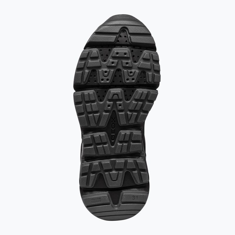Juniorské topánky Geox Flexyper Plus ABX black/dark grey 13