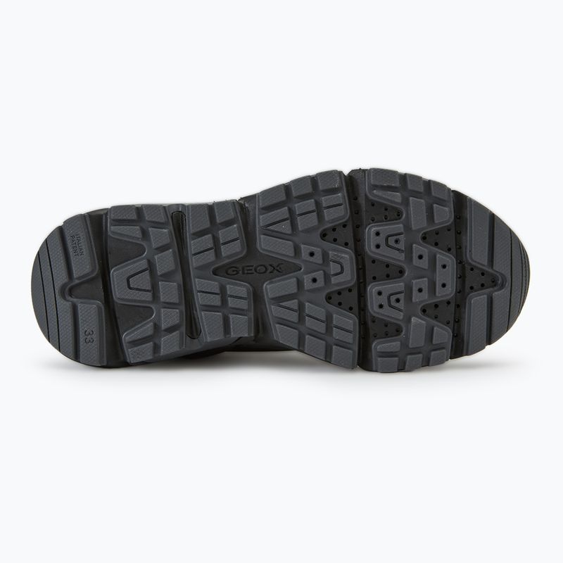 Juniorské topánky Geox Flexyper Plus ABX black/dark grey 4