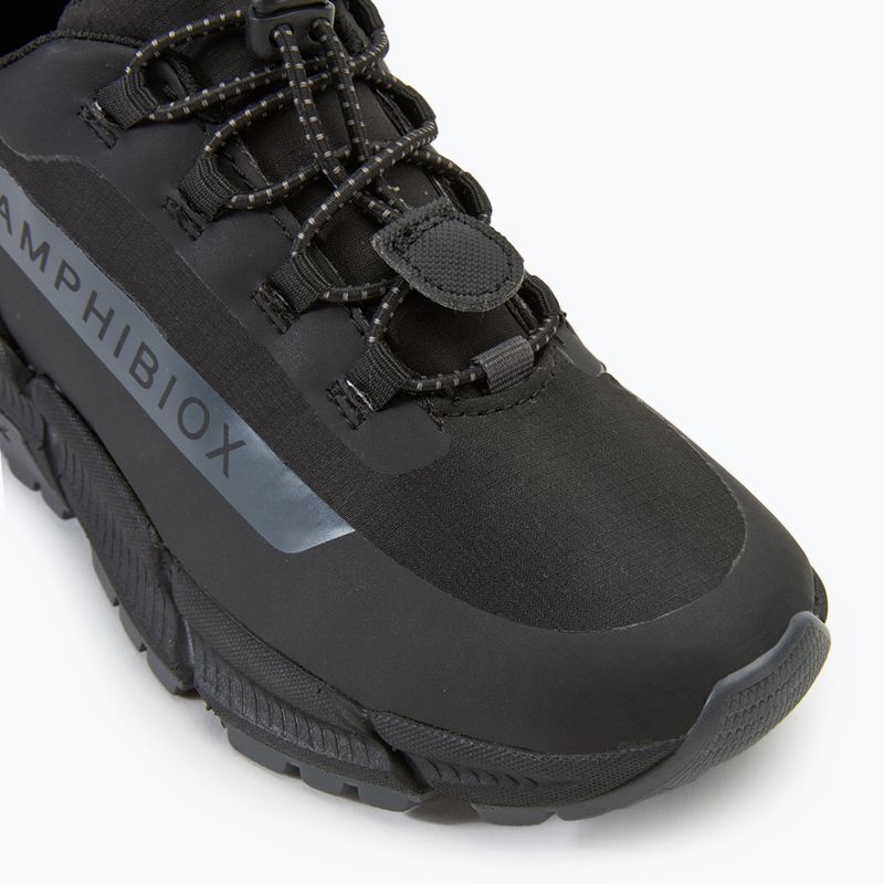 Juniorské topánky Geox Flexyper Plus ABX black/dark grey 7