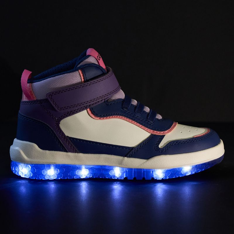 Detská obuv Geox Buzzerlight navy/dark purple 8