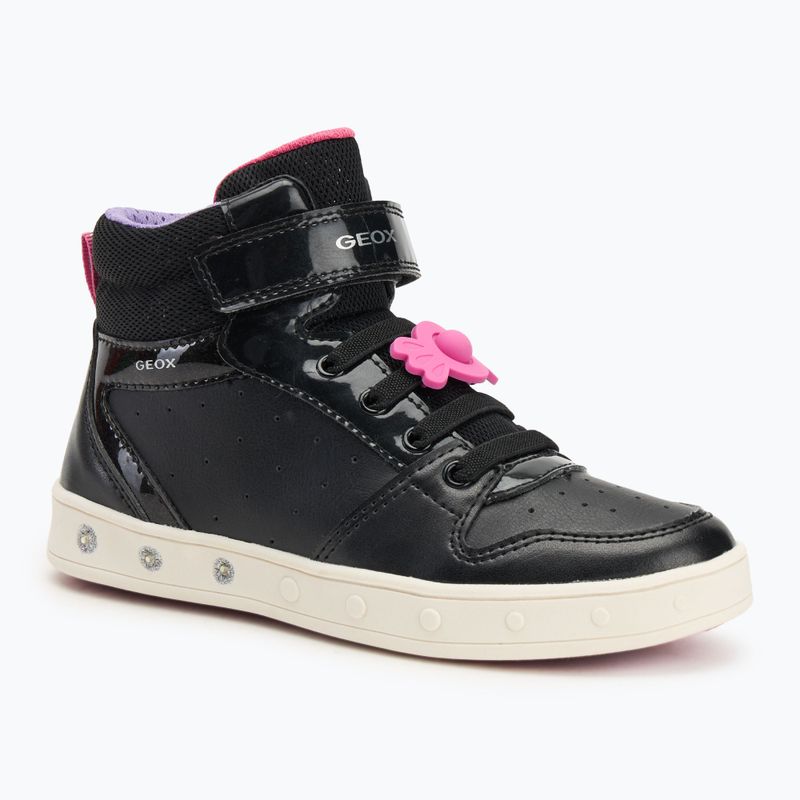 Detská obuv Geox Skylin black/fuchsia