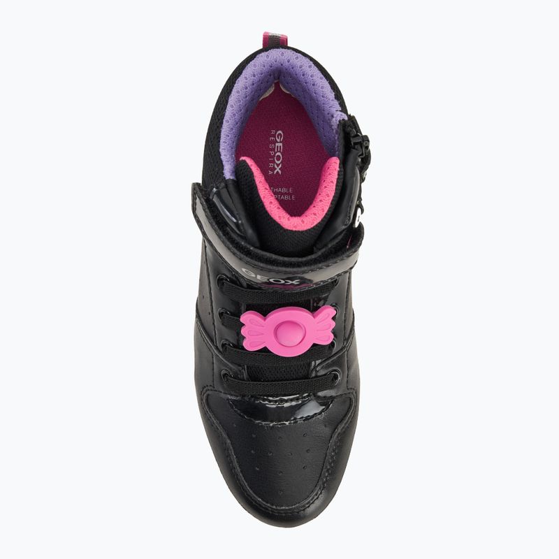 Detská obuv Geox Skylin black/fuchsia 5