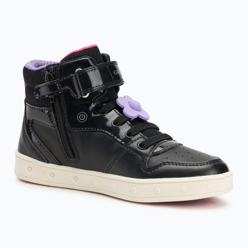 Detská obuv Geox Skylin black/fuchsia 8