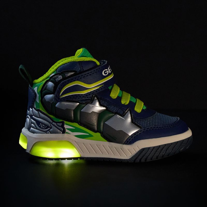 Detská obuv Geox Inek navy/lime green 8
