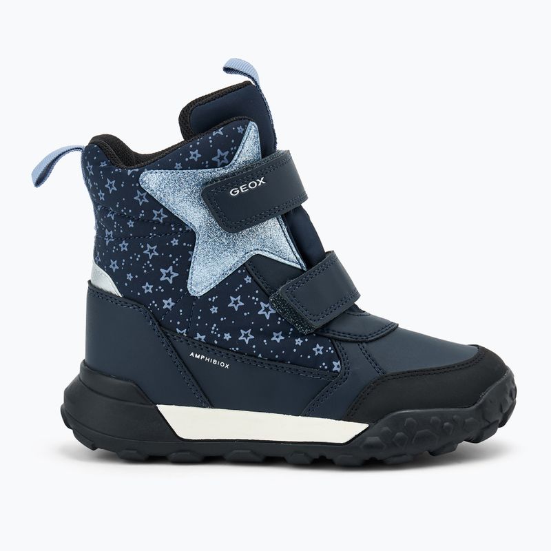 Juniorské snehule Geox Trekkyup ABX navy/light avio 2