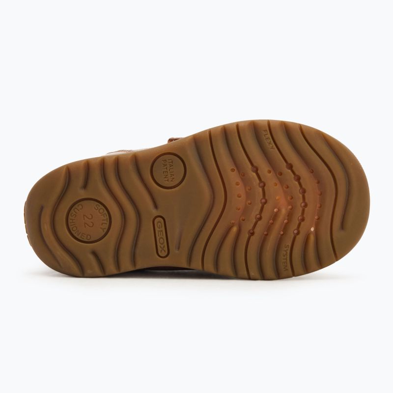 Detská obuv Geox Macchia cognac 4