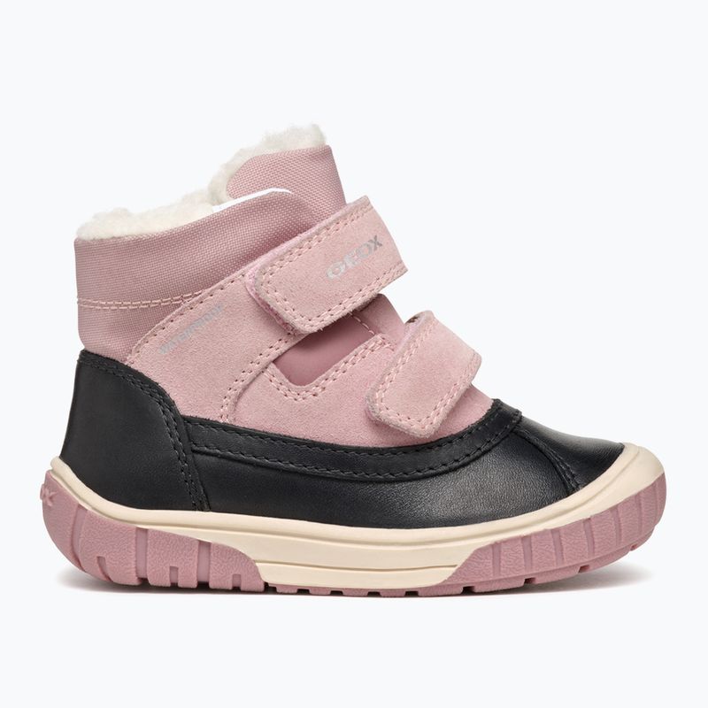 Detské snehule Geox Omar black / pink 9