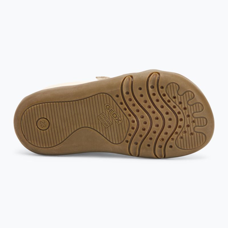 Detské barefoot topánky Geox Steppieup light ivory 4