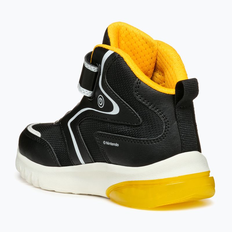 Juniorské topánky Geox Ciberdron black/yellow 4