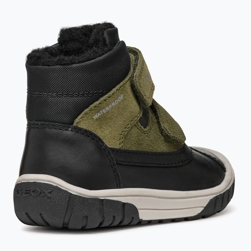 Detské snehule Geox Omar black/dark green 4