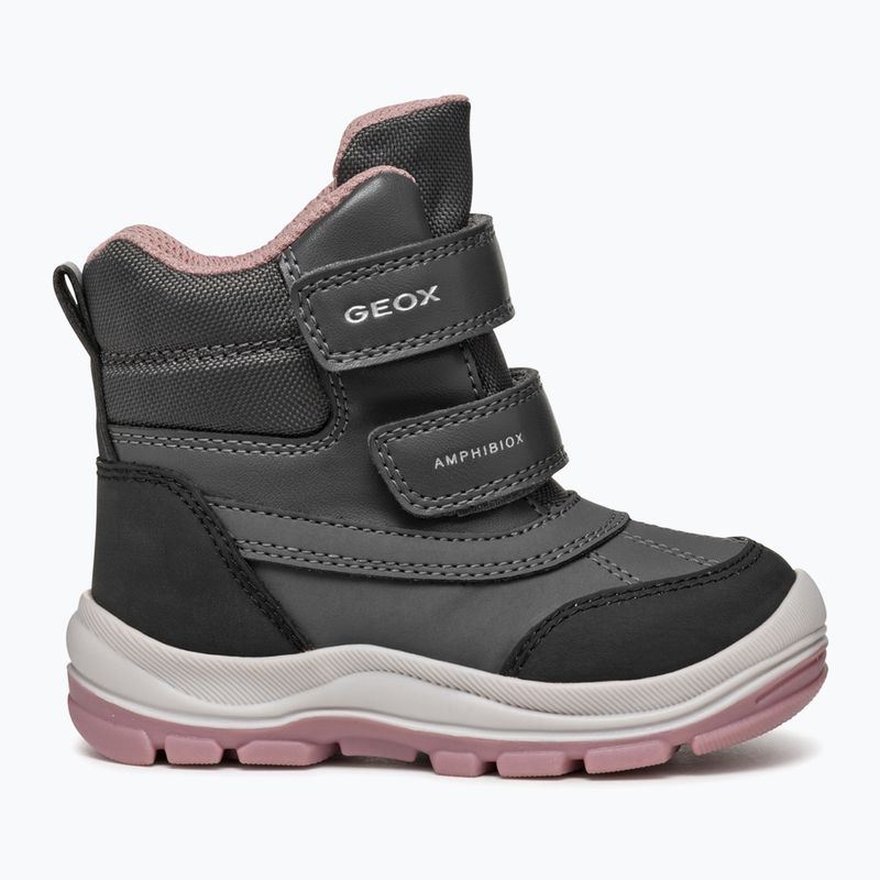 Detské topánky Geox Flantil ABX anthracite/dark pink 9