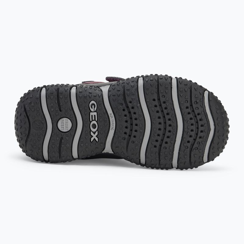 Detské snehule Geox Baltic ABX dark burgundy/black 4