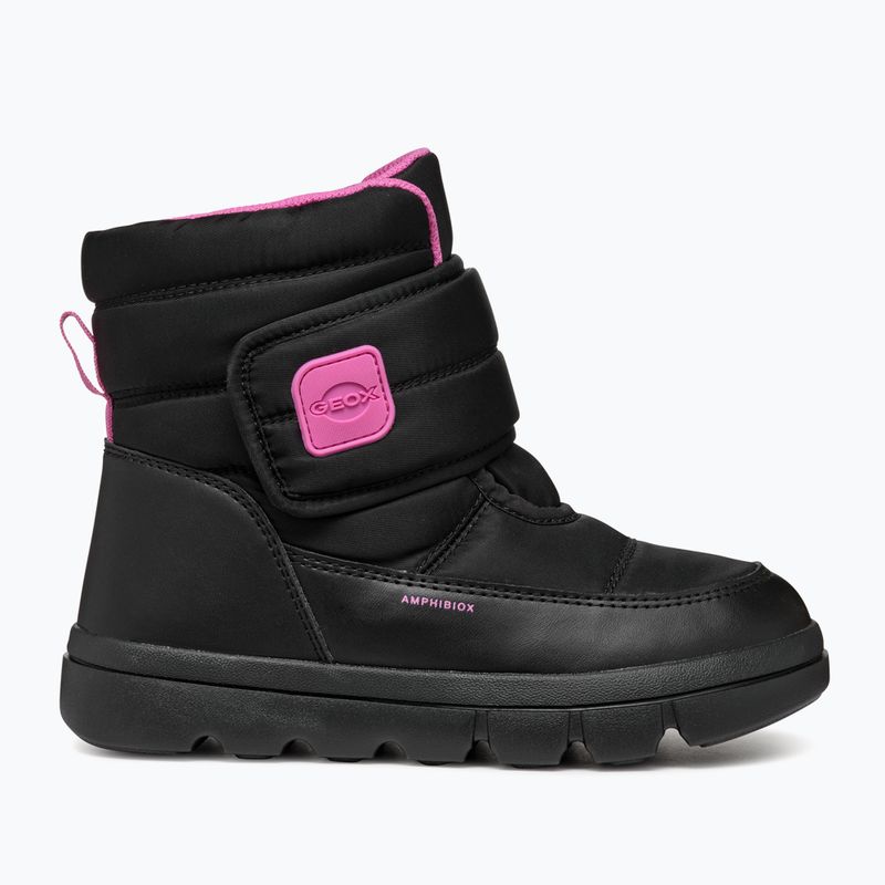 Detské snehule Geox Willaboom ABX black/fuchsia 2