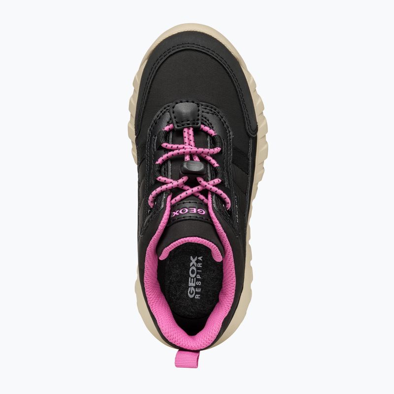 Juniorské topánky Geox Simbyos ABX black/fuchsia 11