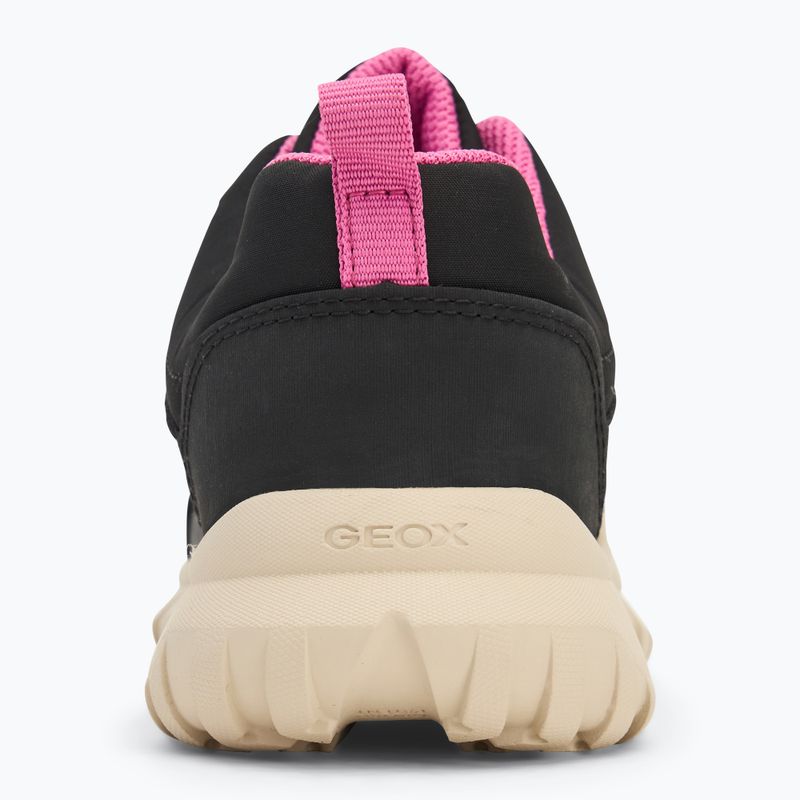 Juniorské topánky Geox Simbyos ABX black/fuchsia 6