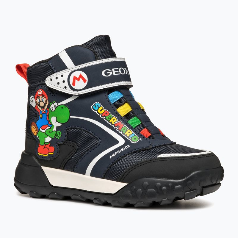 Juniorské snehule Geox Trekkyup ABX navy/black 8