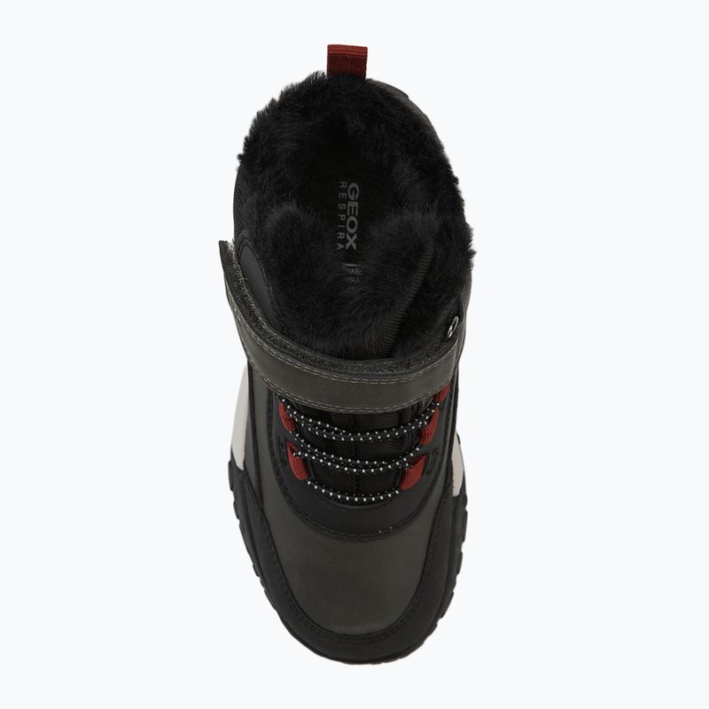 Juniorské snehule Geox Trekkyup ABX dark green/black 5