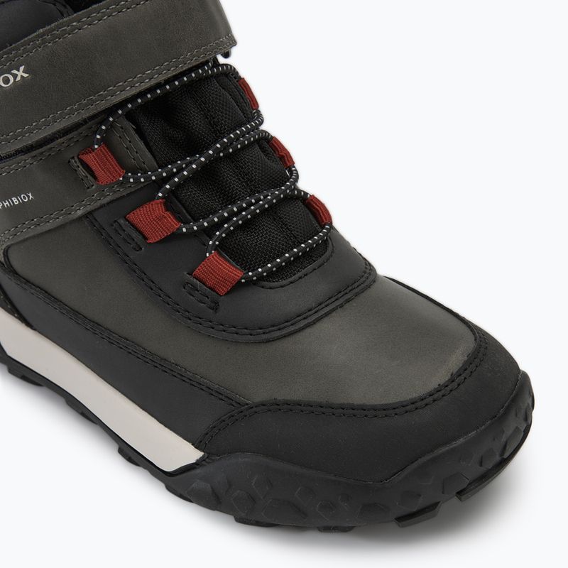 Juniorské snehule Geox Trekkyup ABX dark green/black 7