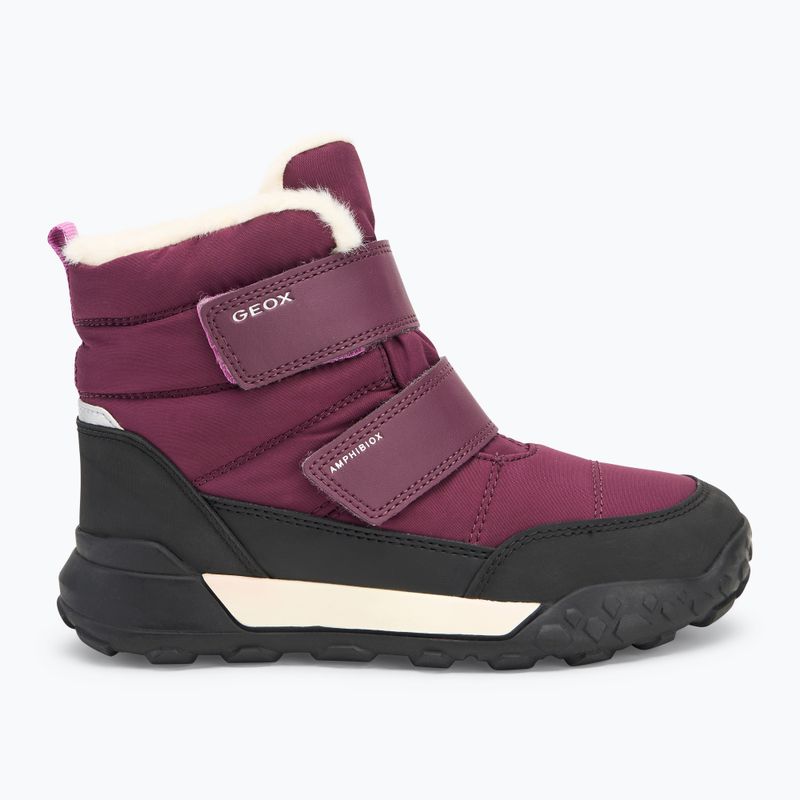 Juniorské snehule Geox Trekkyup ABX burgundy 2