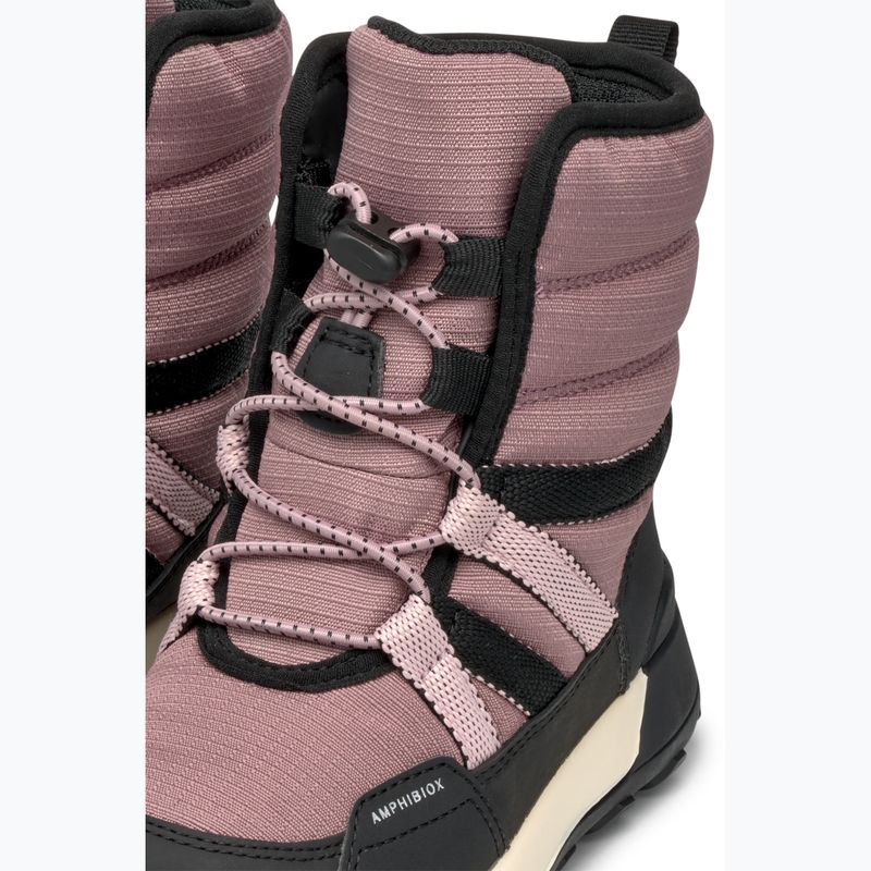 Junior snehule Geox Trekkyup ABX boots antique rose / black 15