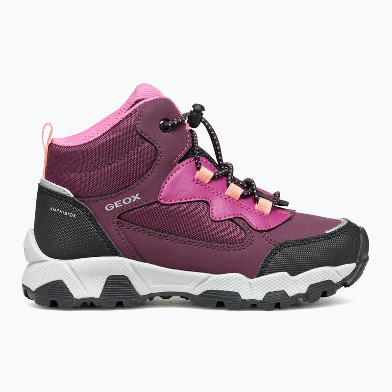 Juniorská obuv Geox Magnetar ABX burgundy 9