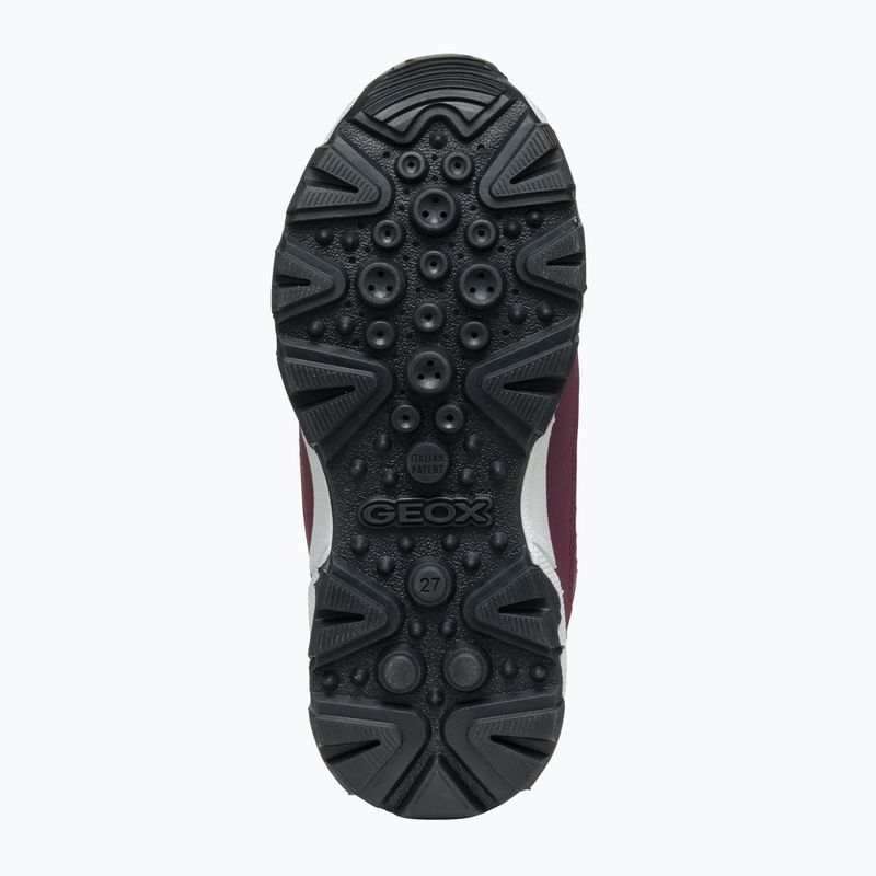 Juniorská obuv Geox Magnetar ABX burgundy 13