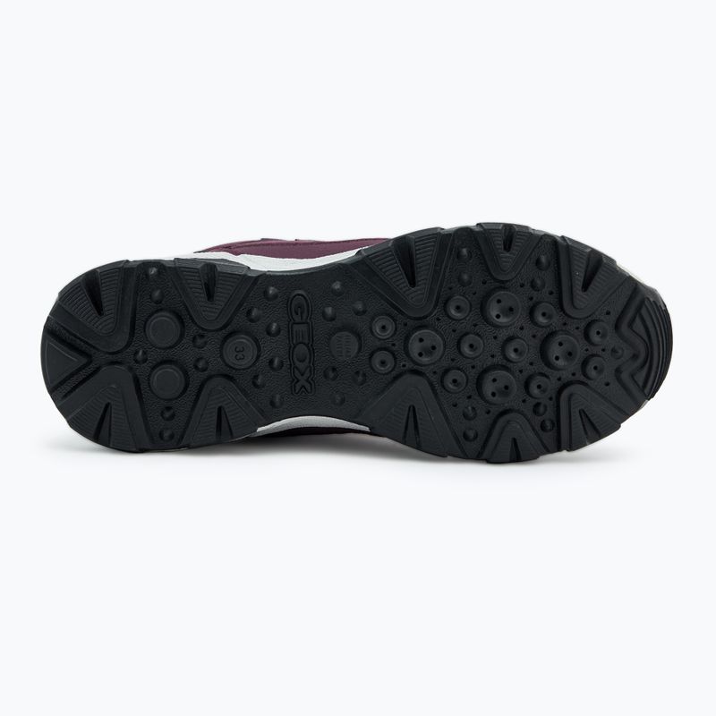 Juniorská obuv Geox Magnetar ABX burgundy 4