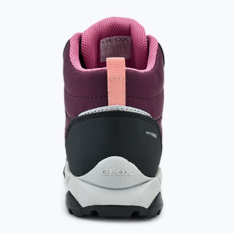 Juniorská obuv Geox Magnetar ABX burgundy 6