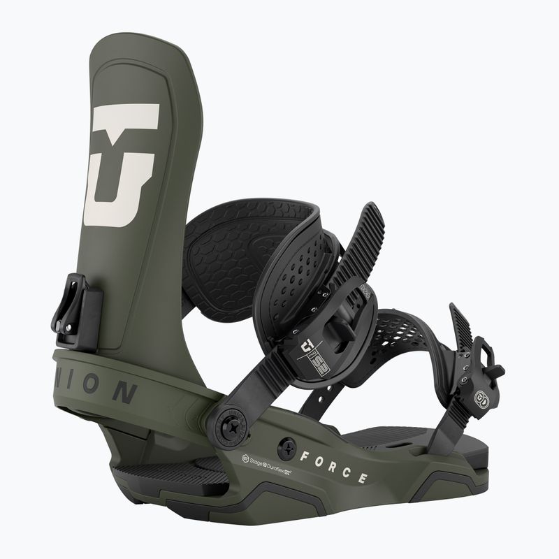 Pánske snowboardové viazanie Union Force (Team HB) army green 2