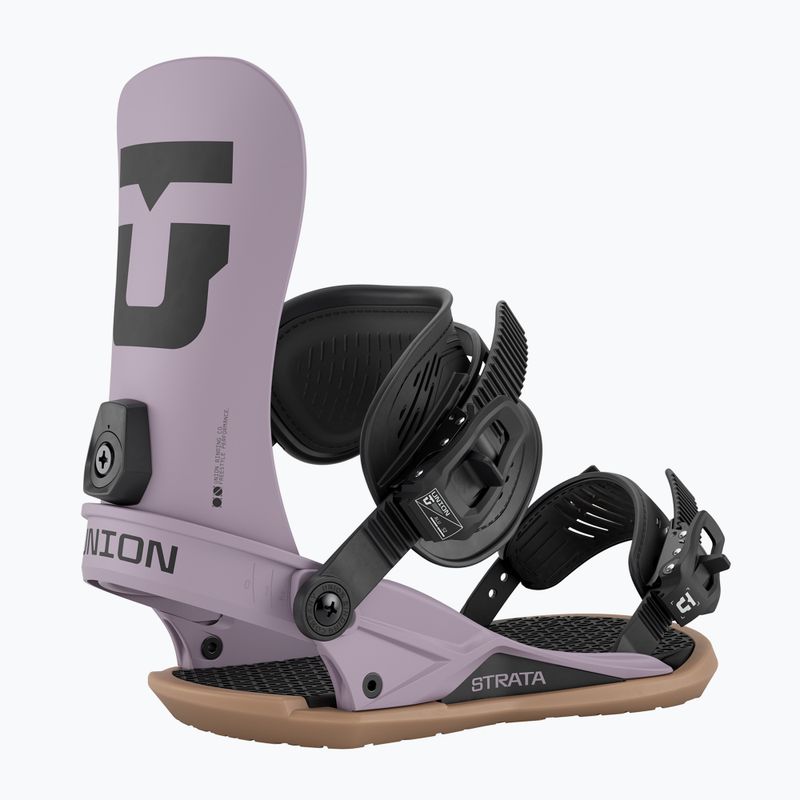 Pánske snowboardové viazania Union Strata grey violet 2