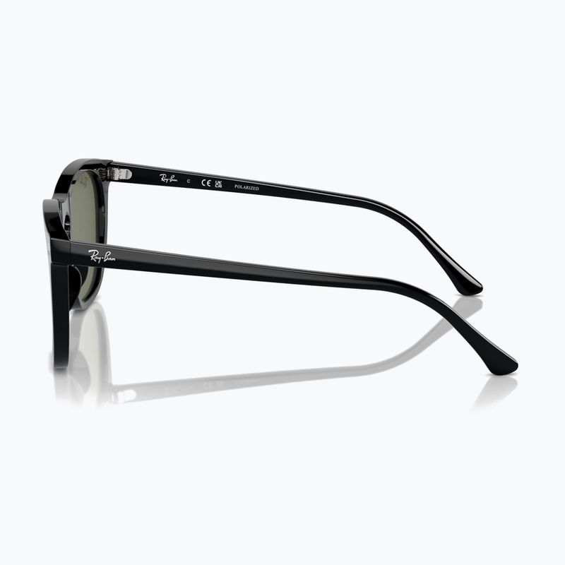 Slnečné okuliare Ray-Ban RB2210 black/green polarized 6