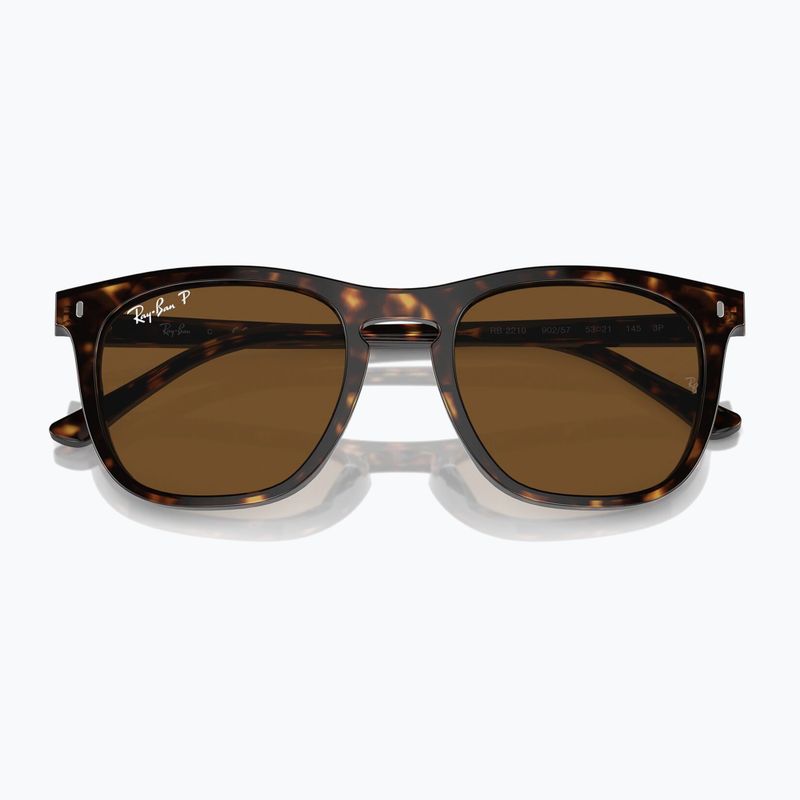 Slnečné okuliare Ray-Ban RB2210 havana/brown polarized 3