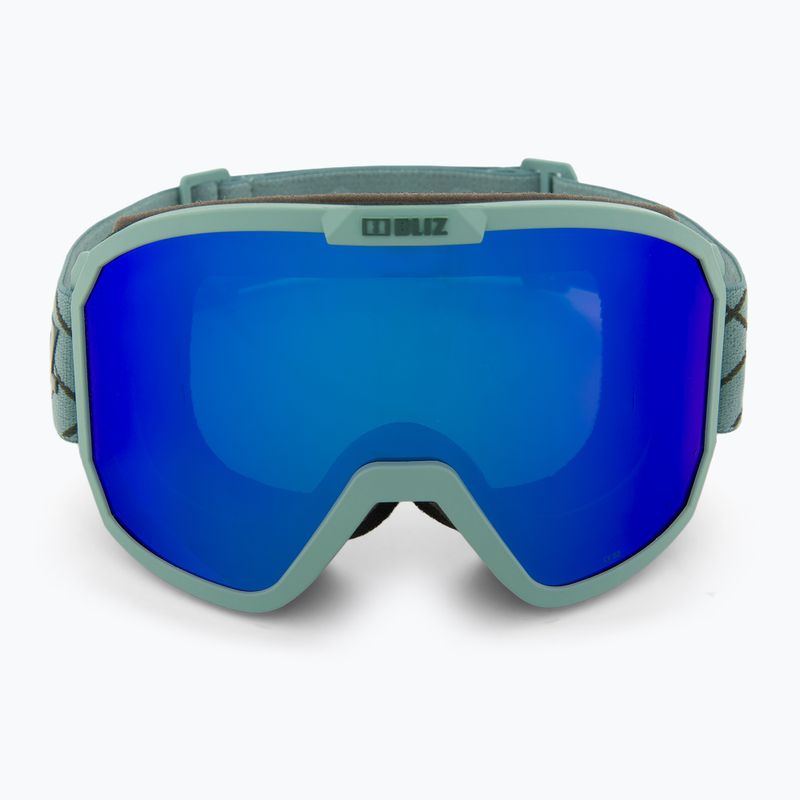Lyžiarske okuliare Bliz Rave matt green/brown blue 2