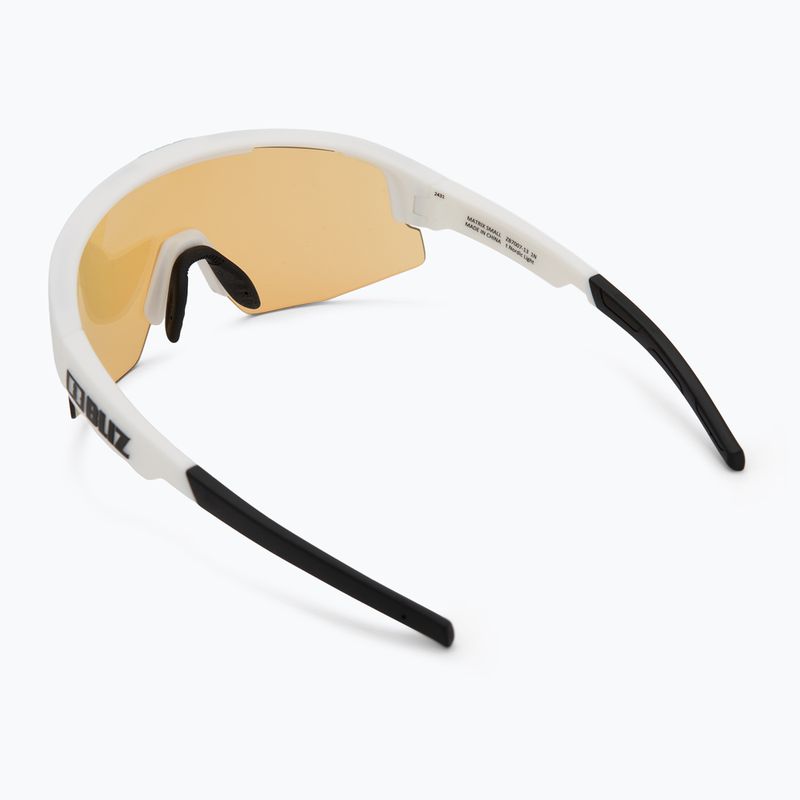 Slnečné okuliare Bliz Matrix Small Nano Optics Nordic Light matt white/coral/orange blue 2