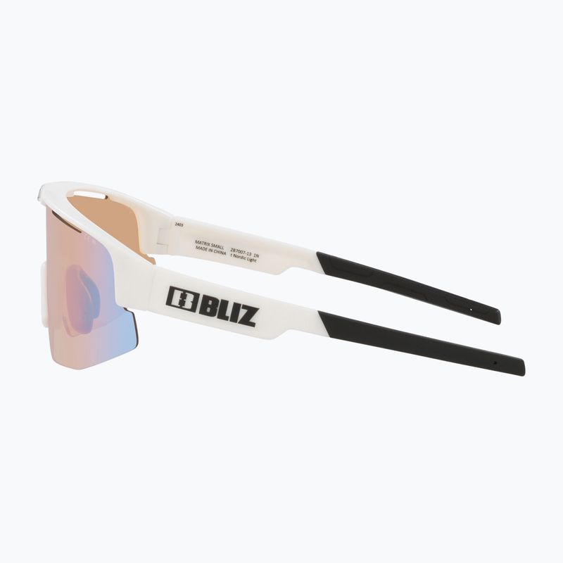 Slnečné okuliare Bliz Matrix Small Nano Optics Nordic Light matt white/coral/orange blue 5