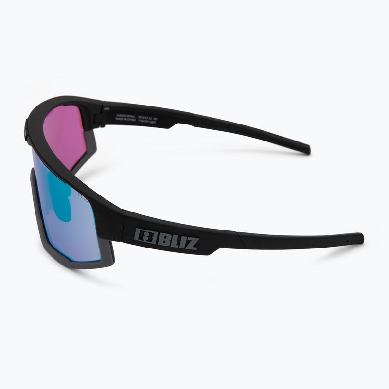 Slnečné okuliare Bliz Fusion Small Nano Optics Nordic Light matt black/begonia/violet blue 5