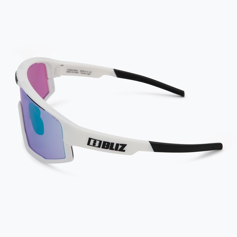 Slnečné okuliare Bliz Fusion Small Nano Optics Nordic Light matt white/begonia/violet blue 5