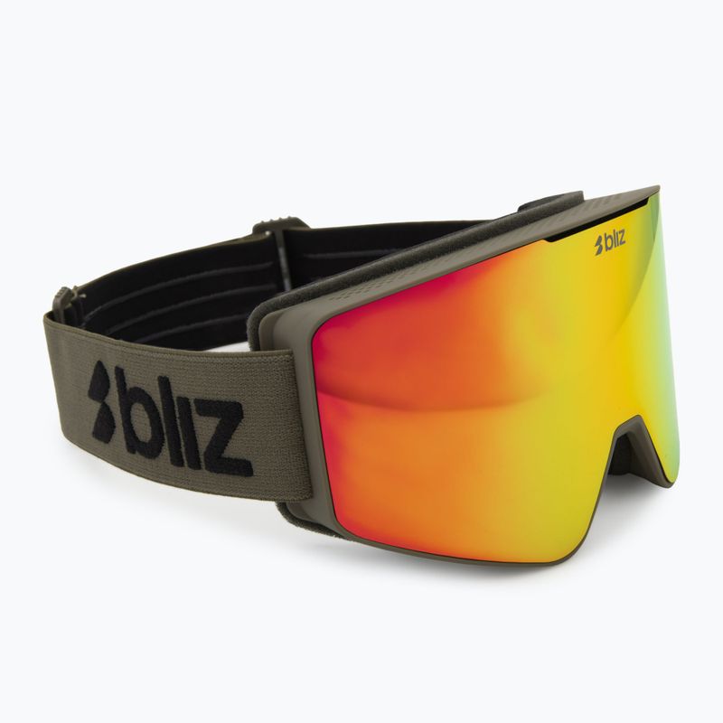 Lyžiarske okuliare Bliz G001 matte camo green/brown/red multi