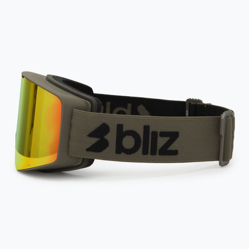 Lyžiarske okuliare Bliz G001 matte camo green/brown/red multi 4