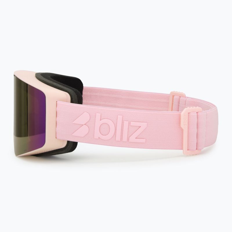 Lyžiarske okuliare Bliz G001S matte pink/brown/pink multi 4