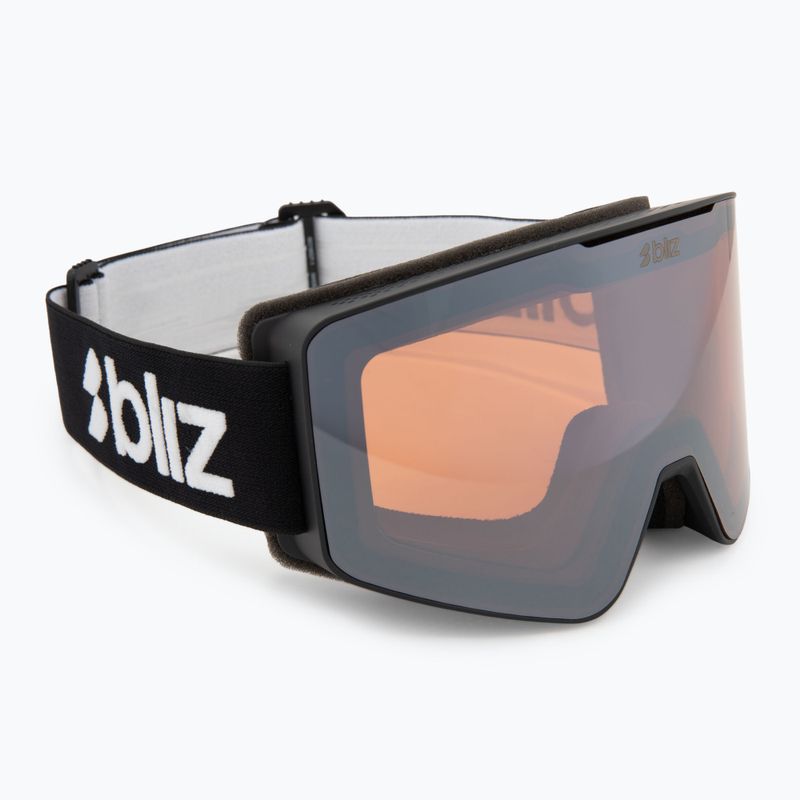 Lyžiarske okuliare Bliz G001 matte black/orange/silver mirror