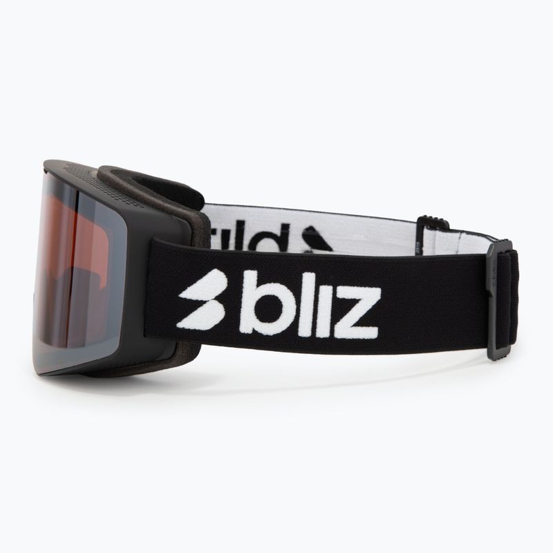 Lyžiarske okuliare Bliz G001 matte black/orange/silver mirror 4