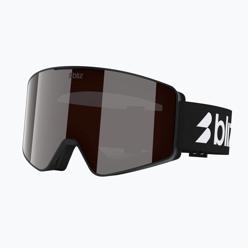 Lyžiarske okuliare Bliz G001 matte black/orange/silver mirror 5
