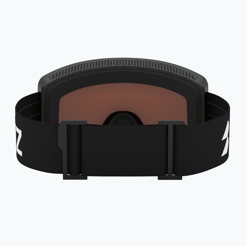 Lyžiarske okuliare Bliz G001 matte black/orange/silver mirror 7