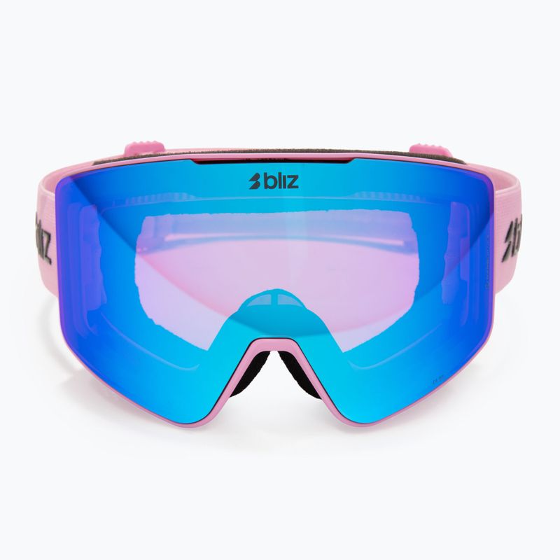 Lyžiarske okuliare Bliz G001S matte pink/neon violet/blue multi 2